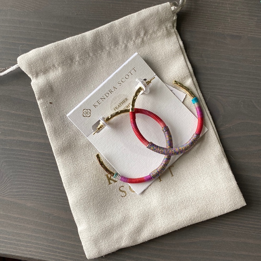 Kendra Scott Multicolor Hoop Earrings
